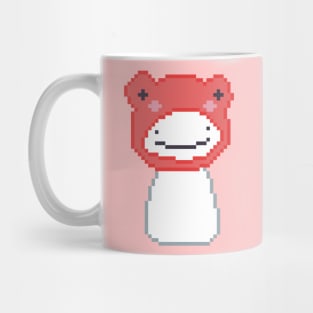 dream blob frog - red pixel art Mug